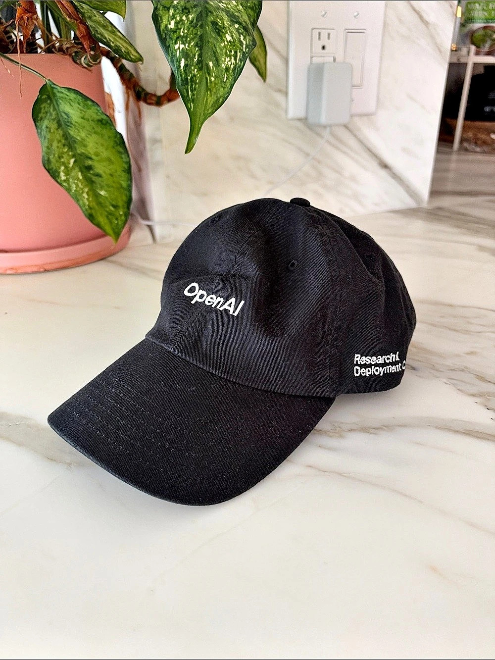 OpenAI Research & Deployment Dad Hat Black Baseball Cap Like New